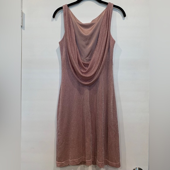 Pink Sparkly Dress w/ Low Back - Picture 2 of 3